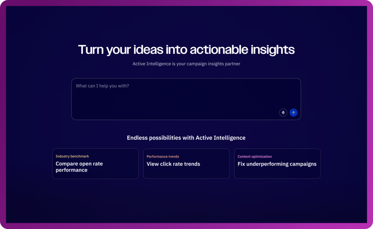 ActiveCampaign Active Intelligence