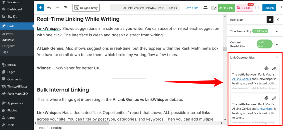 AI Link Genius Real-Time Linking